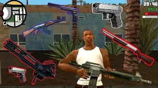 Como Pegar as Armas Branca - e Armas Pesadas no GTA SAN ANDREAS