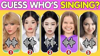 Guess Who's Singing🎤🎵| MOST VIRAL TIKTOK SONGS (2024)| Kika Kim, Jennie, Taylor Swift, Salish Matter