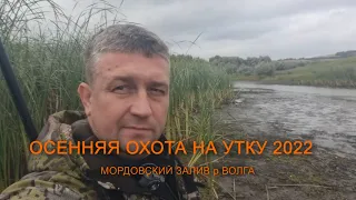 Осенняя охота на утку 2022, Мордовский залив р  Волга