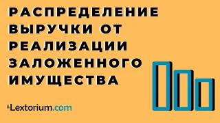 Распределение выручки от реализации заложенного имущества **Лексториум - Андрей Егоров**