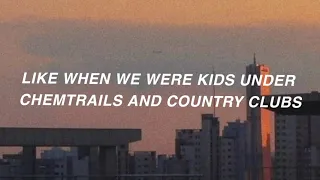 lana del rey - chemtrails over the country club (lyric video)