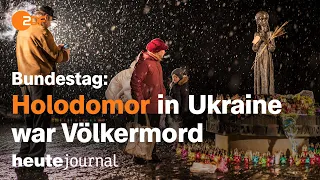 heute journal vom 30.11.2022 Holodomor, Ungarn, Urteil Polizistenmorde (українською)
