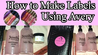 How to Make Lip Gloss Labels|Business Cards|Avery|