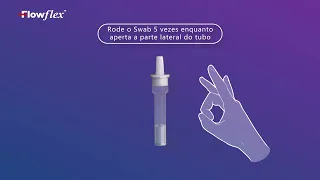 Flowflex COVID Antigen Test Procedure - Brazilian Portuguese Video