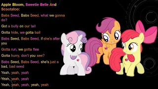 Babs Seed My Little Pony Lyrics