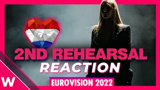 The Netherlands Second Rehearsal: S10 "De Diepte" @ Eurovision 2022 (Reaction)