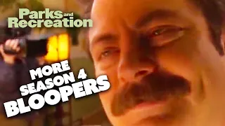 MORE Season 4 BLOOPERS | Parks and Recreation | Comedy Bites