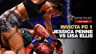 Full Fight | Jessica Penne DOMINATES Lisa Ellis to Earn Impressive TKO Victory | Invicta FC 1