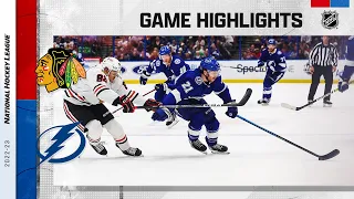 Blackhawks @ Lightning 3/11 | NHL Highlights 2023