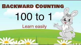 Reverse counting 100 to 1,with spelling, Backward counting 100 to 1,Ulti ginti ,100 se 1 उलटी गिनती