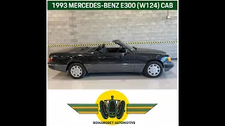 1993 Mercedes-Benz 300CE Cabriolet - Bring A Trailer Preview