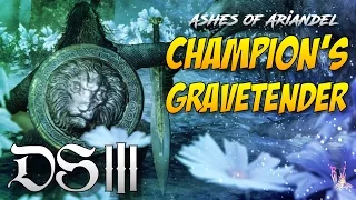 Dark Souls 3: Ashes of Ariandel - Boss Walkthrough - Champion's Gravetender