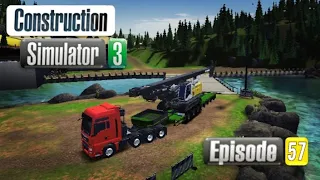 I build  bridge pier in pecking am i see and drill a pipe!!|Construction simulator 3|[Episode:57]