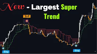 THIS Trading Indicator That Is 10x Better Than The Super Trend! Larger Supertrend Strategy