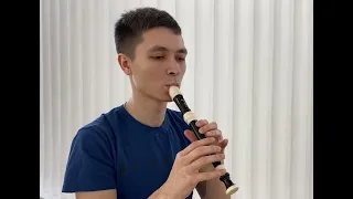 Улетай на крыльях ветра - блокфлейта (recorder cover)