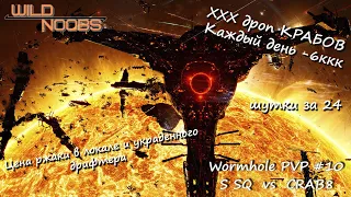 XXX дроп крабов или цена ржаки и украденного дрифтера #10  | EVE Online | Wild Noobs