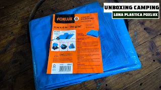 Lona Plástica Foxlux 150 Micras Impermeável-UNBOXING