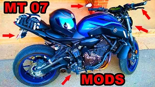 You Need These Cheap Yamaha MT 07 Mods and Upgrades for your Motorcycle