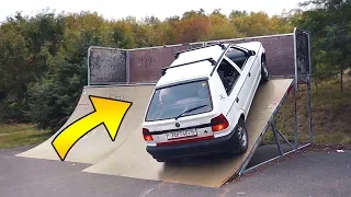 S AUTEM VE SKATEPARKU - ZVLÁDNEME BACKFLIP?