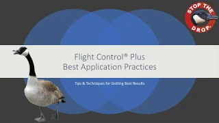 Flight Control® Plus Application Tips & Techniques