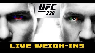 UFC 229 Khabib vs Conor McGregor Official Weigh-Ins