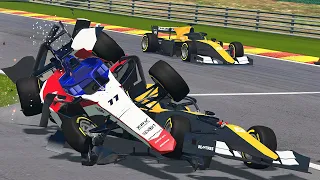 F2 Racing Crashes #3 | BeamNG Drive