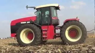 Versatile 2290 Tractor pulling a Landoll Weatherproofer chisel plow.