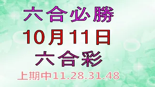 10月11日六合彩必勝-上期11.28.31.48