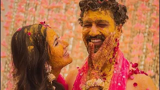 #katrinakaif and #vickykaushal haldi pics/ #katrinakaif Wedding pics