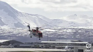 Sikorsky S-92A CHC helicopter service LN-OQP #chchelicopters #tromso #langnes #sikorskys92