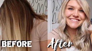 COME TO THE SALON WITH ME: Ash blonde balayage, what I ask for when I get my hair done |HomeWithShan