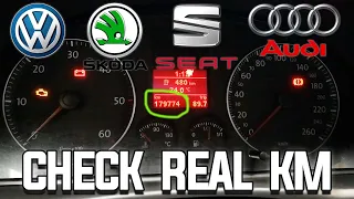 Check Real Kilometers Mileage On VW, Skoda, Audi, Seat with VCDS (VAGCOM) Tutorial