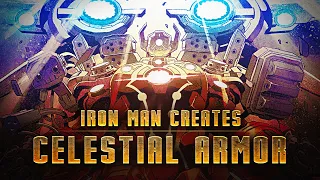 Iron Man Creates Celestial Armor