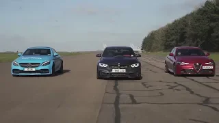 BMW M3 vs Mercedes AMG C63 S vs Alfa Romeo Giulia QV