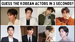 Can You Guess These Korean Actors In 3 Seconds? Guess the Korean actors | #koreanactors #gkwithtimci