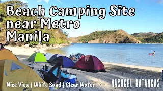 Affordable Beach Camping Site at Nasugbu Batangas | White Sand Beach Resort near Metro Manila