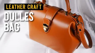 [leather craft]making a dulles bag