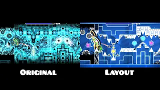"Glowy" Original vs Layout | Geometry Dash Comparison