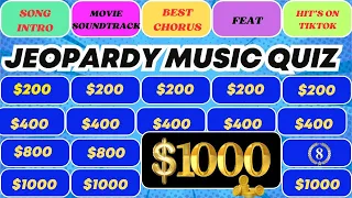 Guess the Song Jeopardy Style | Quiz Burst #08