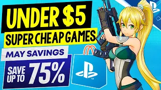 10 GREAT PSN Game Deals UNDER $5! PSN MAY SAVINGS SALE - SUPER CHEAP PS4/PS5 Games to Buy