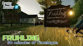 50 MINUTES OF TIMELAPSE in FRUHLING | MAP TOUR | FS22 PS5/HD