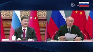 Путин на переговорах с Си Цзиньпином по видеосвязи:— Президент пригласил Си Цзиньпина