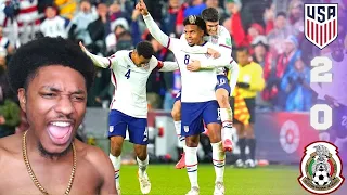 Live Reaction To Christian Pulisic and McKennie's Goals vs Mexico!! (11/12/21)