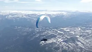 Paragliding over Hallingdal 12. mai 2024