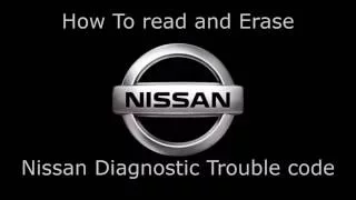 How to read and erase DTC for Nissan Manually