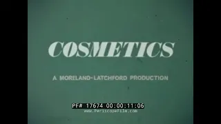 1970s EDUCATIONAL FILM  " COSMETICS "  MAKE-UP APPLICATION & USE  LIPSTICK & EYELINER 17674