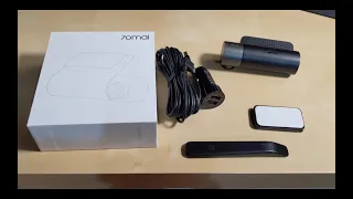 Kamera samochodowa Xiaomi 70mai Mini Dash Cam Midriver D05 recenzja, przykładowe filmy z kamery