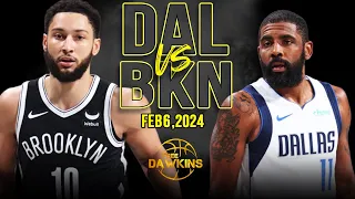 Dallas Mavericks vs Brooklyn Nets Full Game Highlights | February 6, 2024 | FreeDawkins