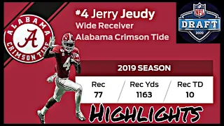 Alabama WR Jerry Jeudy 2019 Season Highlights 🐘🏈💥