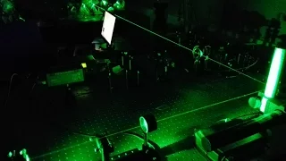 Measurement of Transmittance using Z-Scan Technique (time lapse)